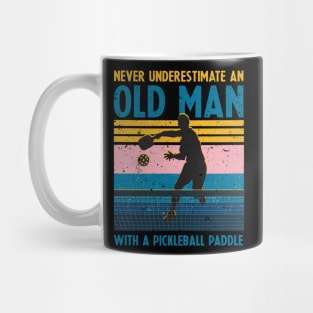 Cool Pickleball Design For Men Grandpa Pickleball Player Mug